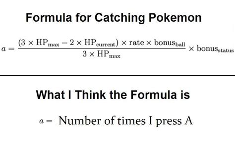 pokemon formulas|catch rate formula pokemon.